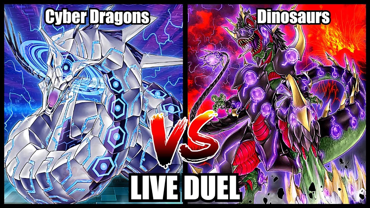 Yu-Gi-Oh! Live Duel! - Cyber Dragons VS Dinosaurs! - YouTube