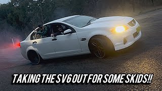 TAKING THE VE SV6 OUT FOR SOME SKIDS!