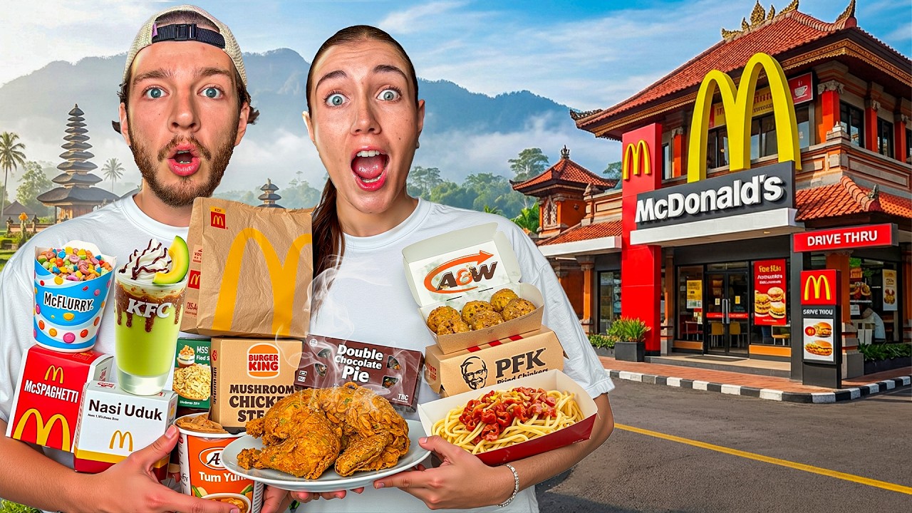 EST-CE QUE LE FAST-FOOD EST MEILLEUR EN INDONÉSIE ? 🇮🇩