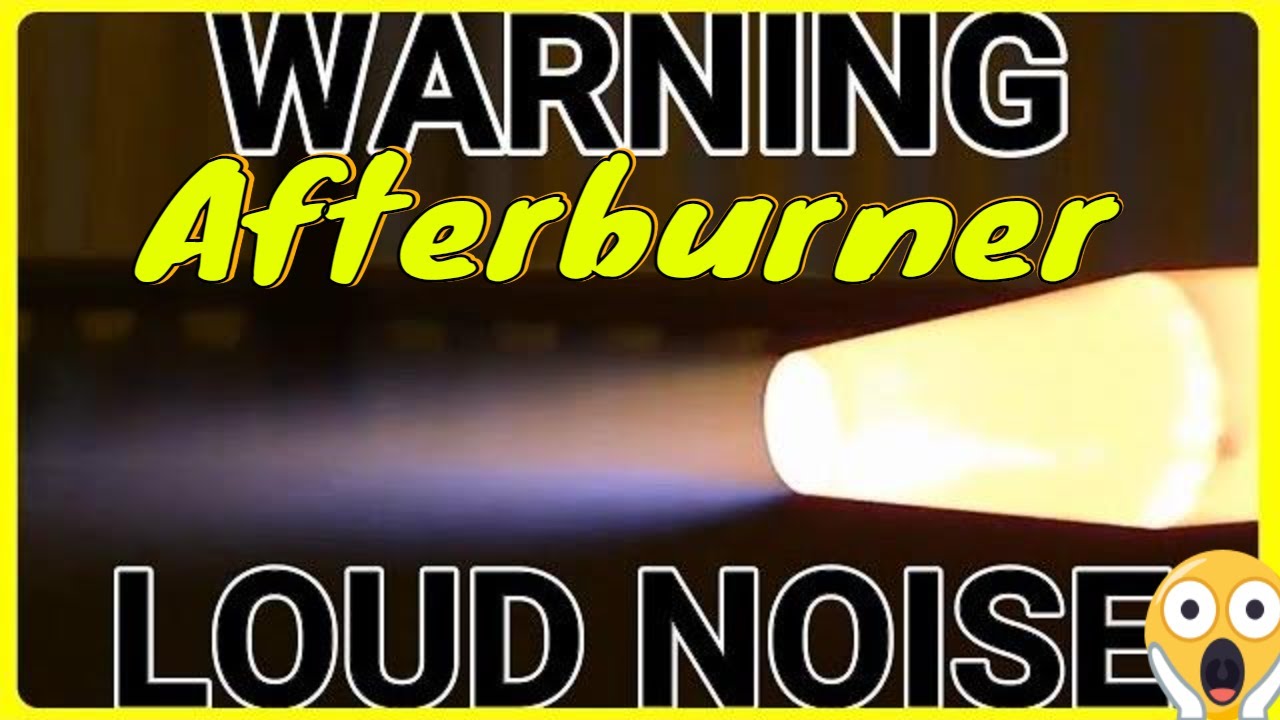 Jet Engine Afterburner Test DIY Gas Turbine - YouTube