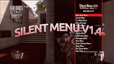 [PS3] Silent Menu V1.4 Black Ops 2 GSC Mod Menu [1.19]