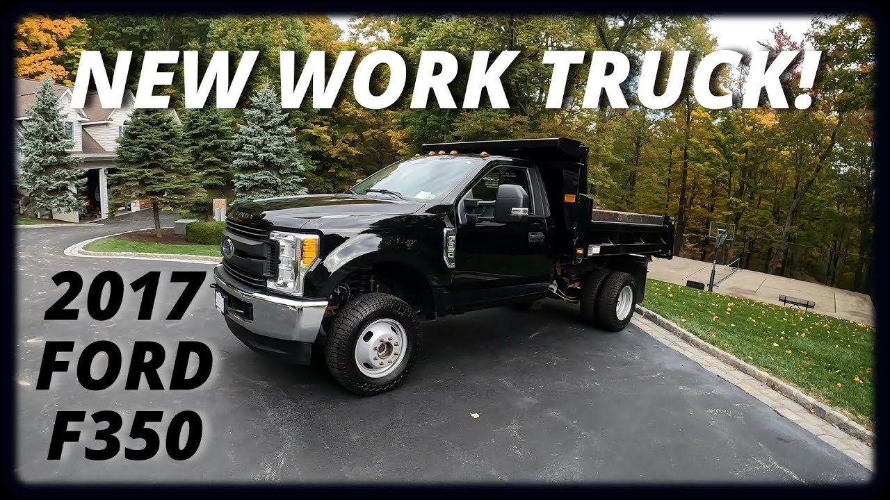 New Work Truck / Snow Plow Truck! 2017 Ford F350 Dump Truck YouTube