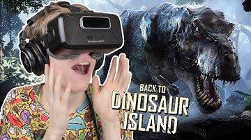 Back to Dinosaur Island Part 1: Oculus Rift DK2 - IMPRESSIVE VR EXPERIENCE! (CryEngine VR)