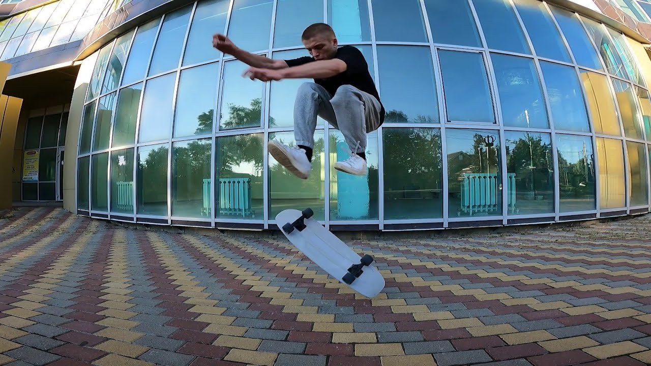 Kick, heelflips on Penny 32 | muscle-ups 14 reps PR repeating