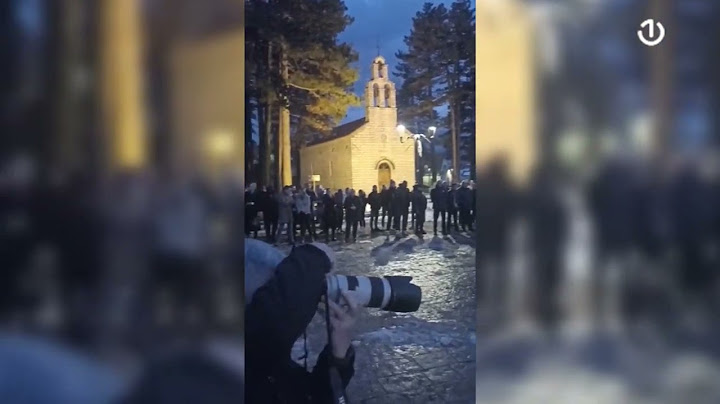 Cetinje: Paljenje svijeća za ubijene - 02.01.2025.