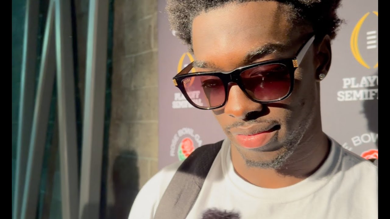 Terrion Reeves Terrion Arnold interview after Rose Bowl overtime loss to Michigan ...