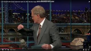 Late Show With David Letterman Glass Break #1