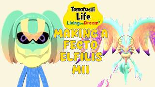 Tomodachi Life (Switch) ~ My Attempt At Making A Fecto Elfilis Mii (Without Face Paint) [Kirby]