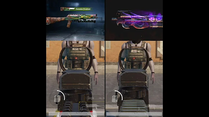 pp Bizon V/S p90 Damage 😈😈#shorts #bgmi #tips