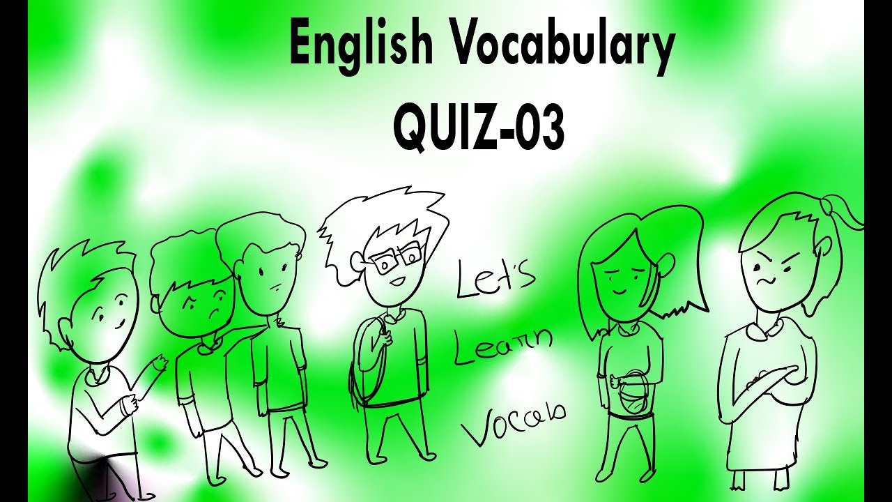 English Vocabulary (QUIZ-03) ** For JU and BUP admission test** - YouTube