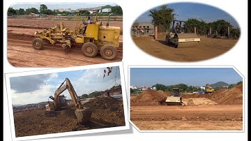 Motor Grader+Compactor+Excavator  construction Machinery