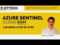 Azure Sentinel Lab Demo | Cloud Native SIEM | Log Analytics Workspace