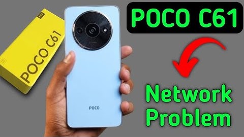 Poco C61 network problem kaise solve kare, how to fix internet problem in poco, mobile data not work