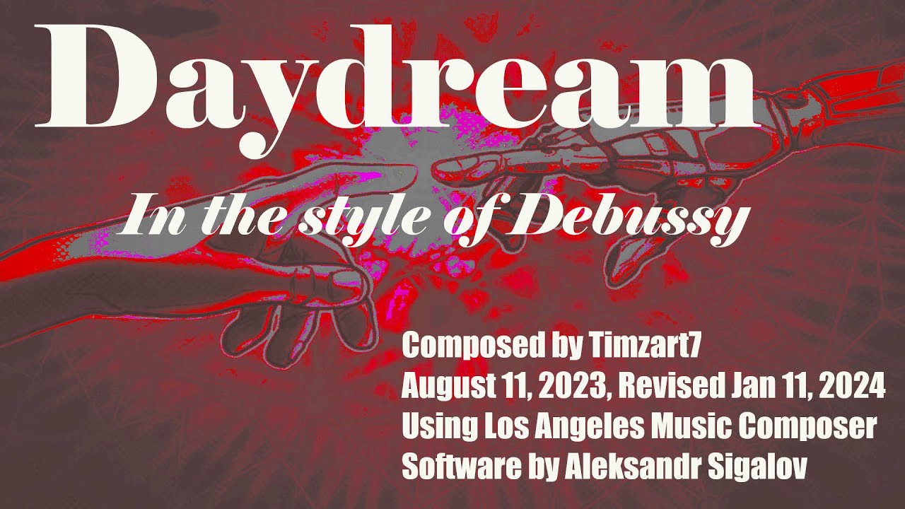AI Daydream -- Piano Version -- composed using Los Angeles Music Composer