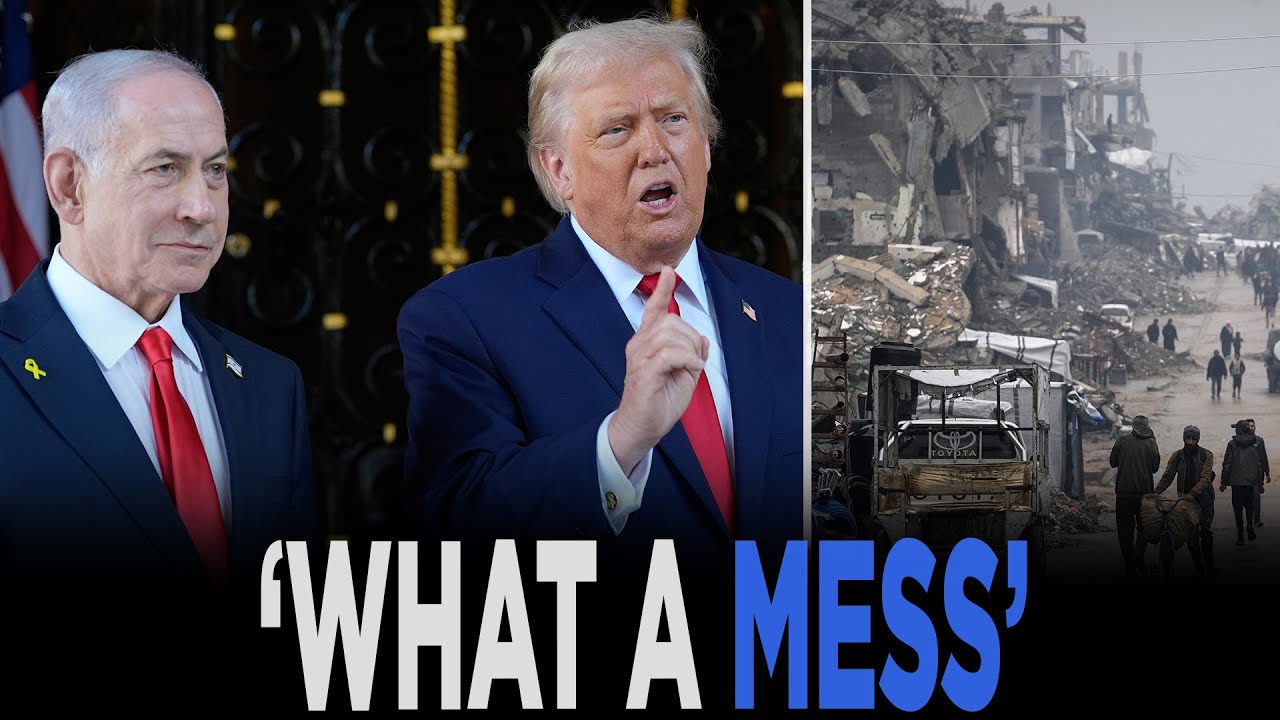 Trump Says Netanyahu Looking Forward To Gaza Reconstruction, Work To Begin ‘Pretty Soon’ | TRENDING