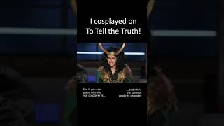I Cosplayed on Prime Time TV! - Cosplay #Shorts @CowbuttCrunchies
