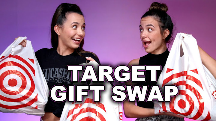 Target Gift Swap Challenge - Merrell Twins