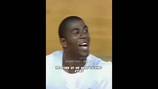 The GOAT's aura! Magic: When Jordan started sweating, I knew it was over #nba #basketball #jordan