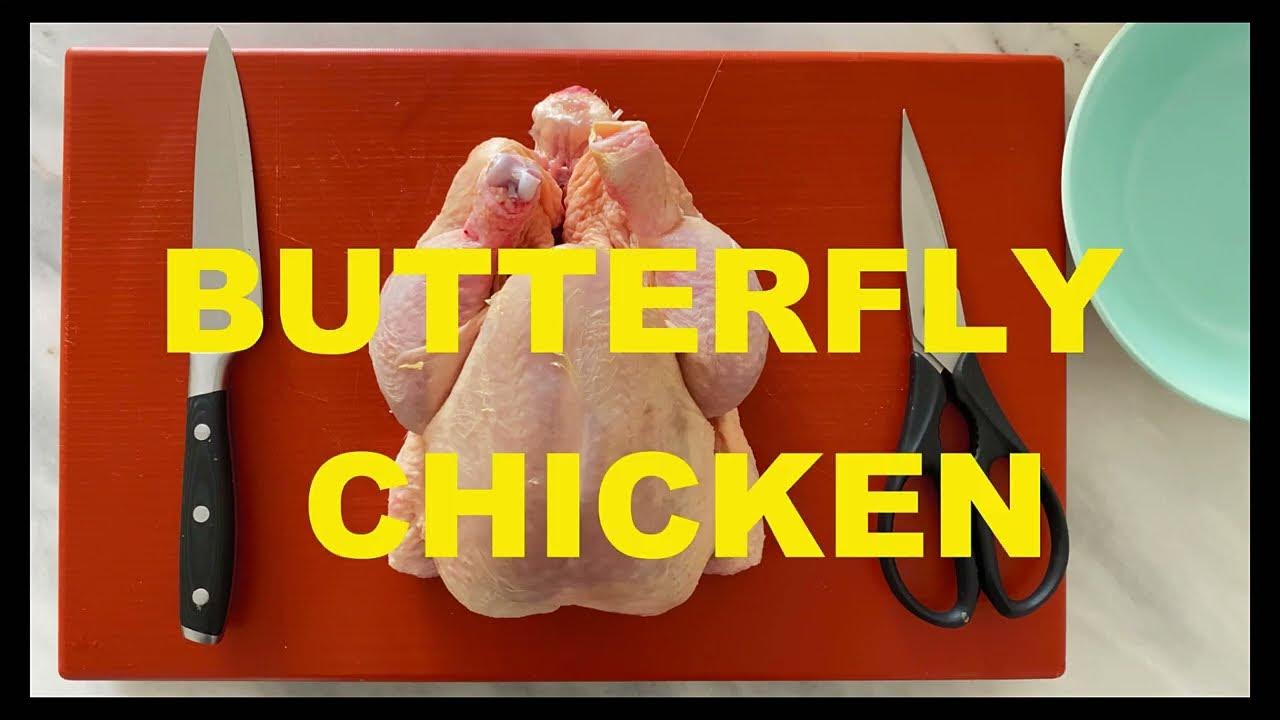 how do you butterfly a whole chicken