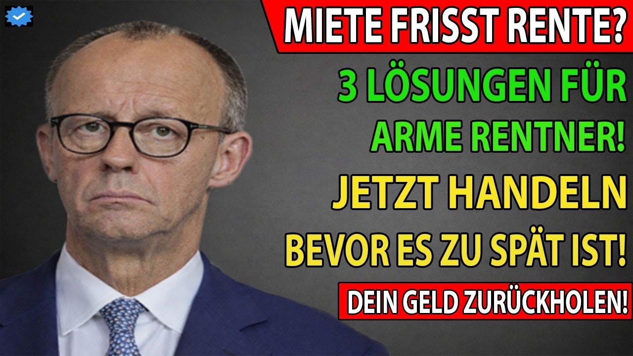 Miete frisst Rente? 3 Lösungen für arme Rentner