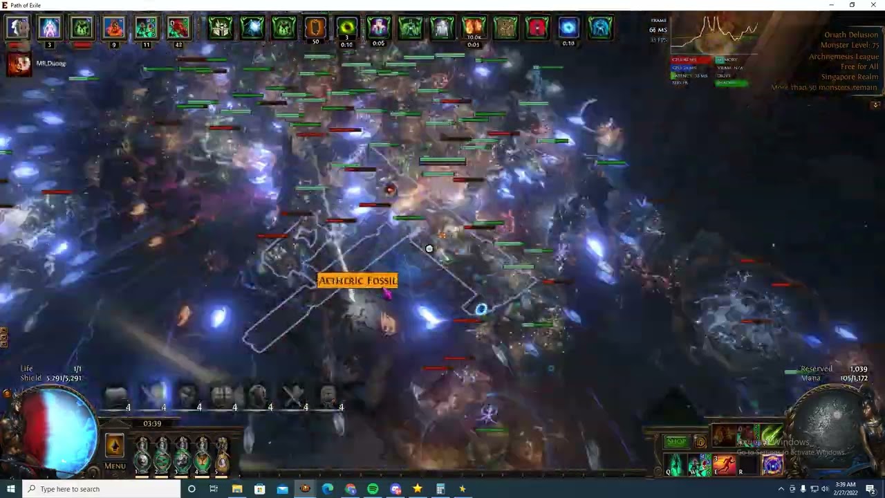 30 wave  -  CI SUMMON SKELETON  POE 3.17