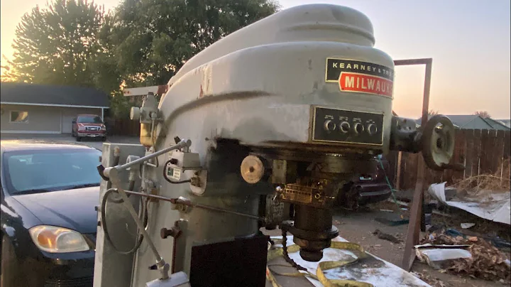 New shop machine, Kearney & Trecker model 2D rotary head milling machine