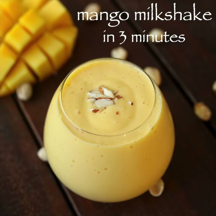 mango milkshake recipe | मैंगो मिल्क शेक | fresh mango shake | how to make mango shake