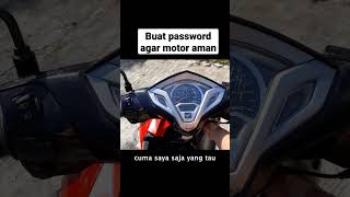 Make a secret key to keep your motorbike safe