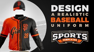 template sf giants uniform