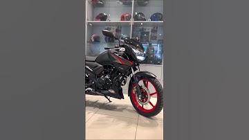 New Matte Black Colour TVS Apache RTR 160 2V #shorts #rtr1602v #rtr160 #rtr1604v #newtoyou #ajshohan