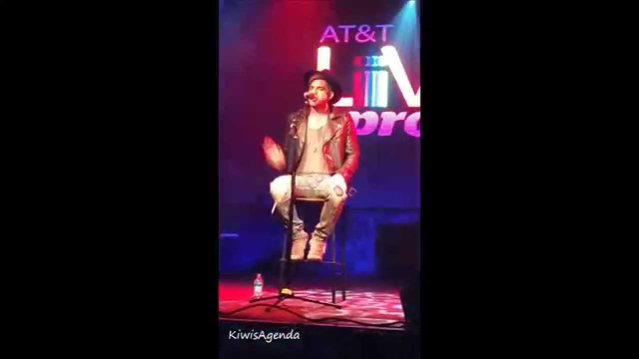  ADAM LAMBERT "Trespassing/AOBTD" AT&T Live Proud Finale NYC 10.13.2014