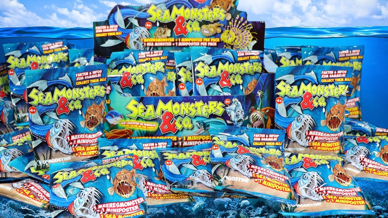 [🔴 Live] DeAgostini Seamonsters und Co auspacken! Ich öffne 2 Displays