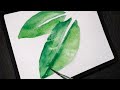 @Artwithme2303 is live!🌿 Leaf painting with watercolor