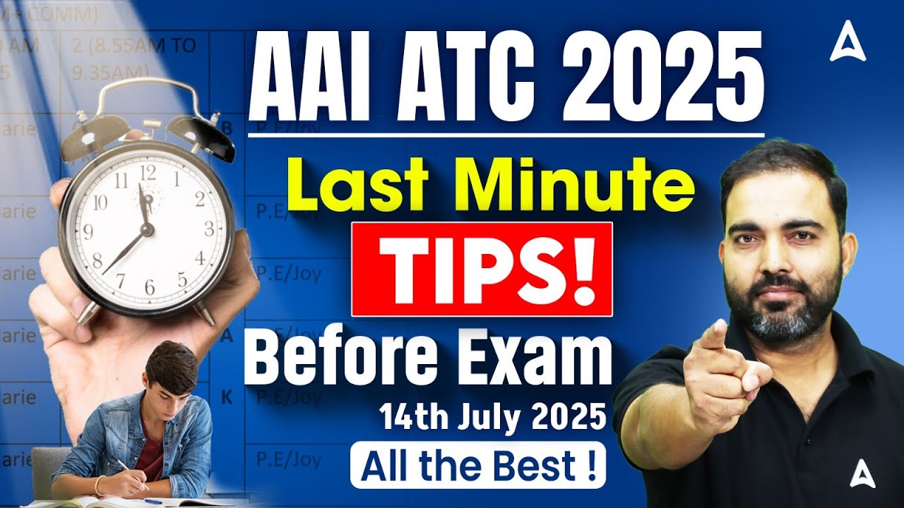 AAI ATC 2025 Last Minute Tips | safe attempt | Must-Know Exam Strategy ...