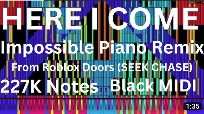 HERE I COME – ROBLOX DOORS HERE I COME Sheet music for Piano (Solo