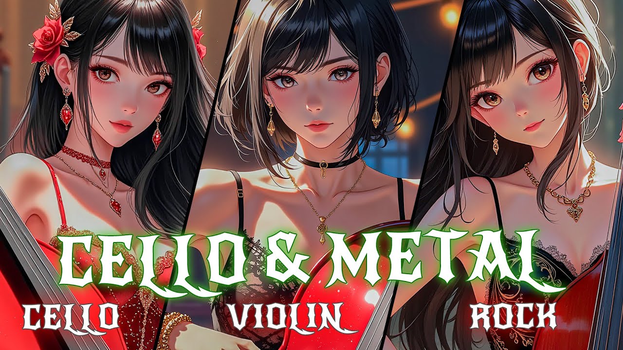 CELLO METAL & ROCK 🔥 Symphony Energy Boost for Workout, Gaming, Relax - Fusion Instrumental Music