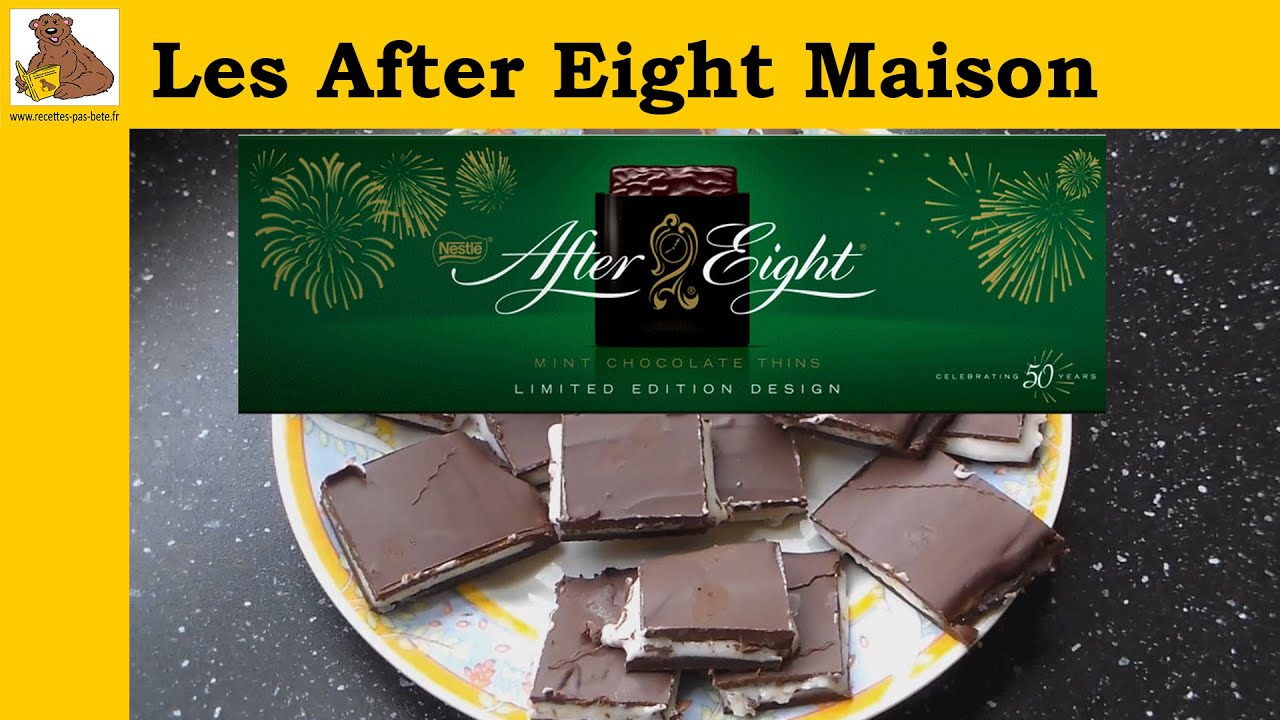 Les after eight maison (recette facile) 