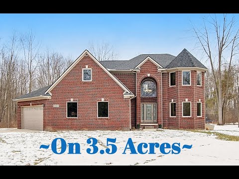 59500 Kittle Rd, Washington, MI home video tour