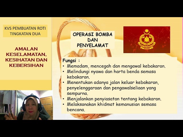 Kvs Pembuatan Roti Amalan Keselamatan Kesihatan Dan Kebersihan Bahagian 2 Youtube