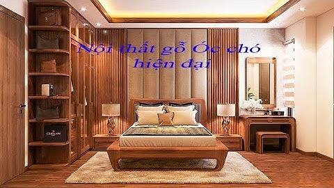 Nội thất gỗ Óc chó hiện đại được thi công hoàn thiện bởi Mộc Minh Đức