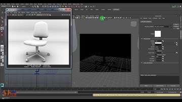 Maya Tutorial- How To Render Ambient Occlusion with wireframes
