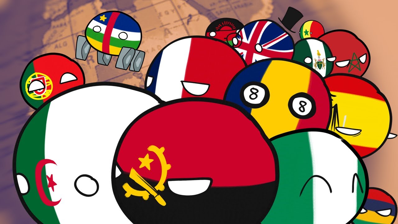 Countryballs | Decolonization of Africa (1951-1977)
