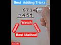 Adding numbers trick #maths #mathstricks #mathematics #mathvideo #mathviralvideo #mathsvideos