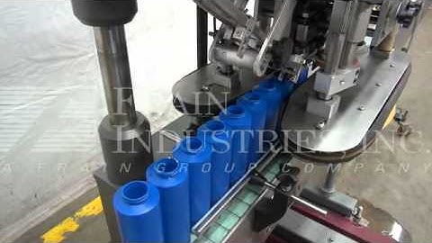 Kaps All Model E, 2 station, 4 spindle, cap tightner