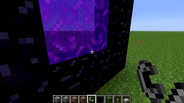 Minecraft how to build a Nether portal. Tutorial #1
