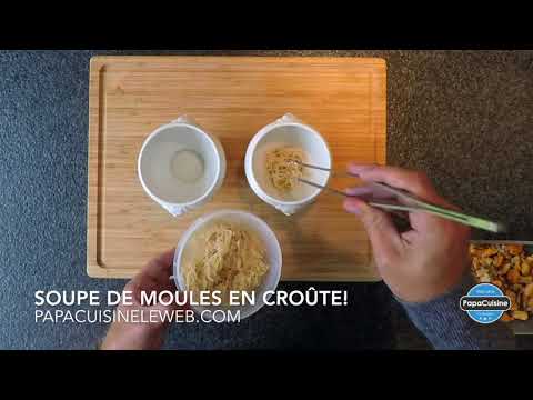 Vidéo: Moules En Croûte D'herbes, Pancetta Et Biscottes