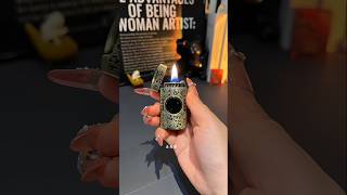 Luxury Vintage Lighter 🔥 Satisfying Flame Shot