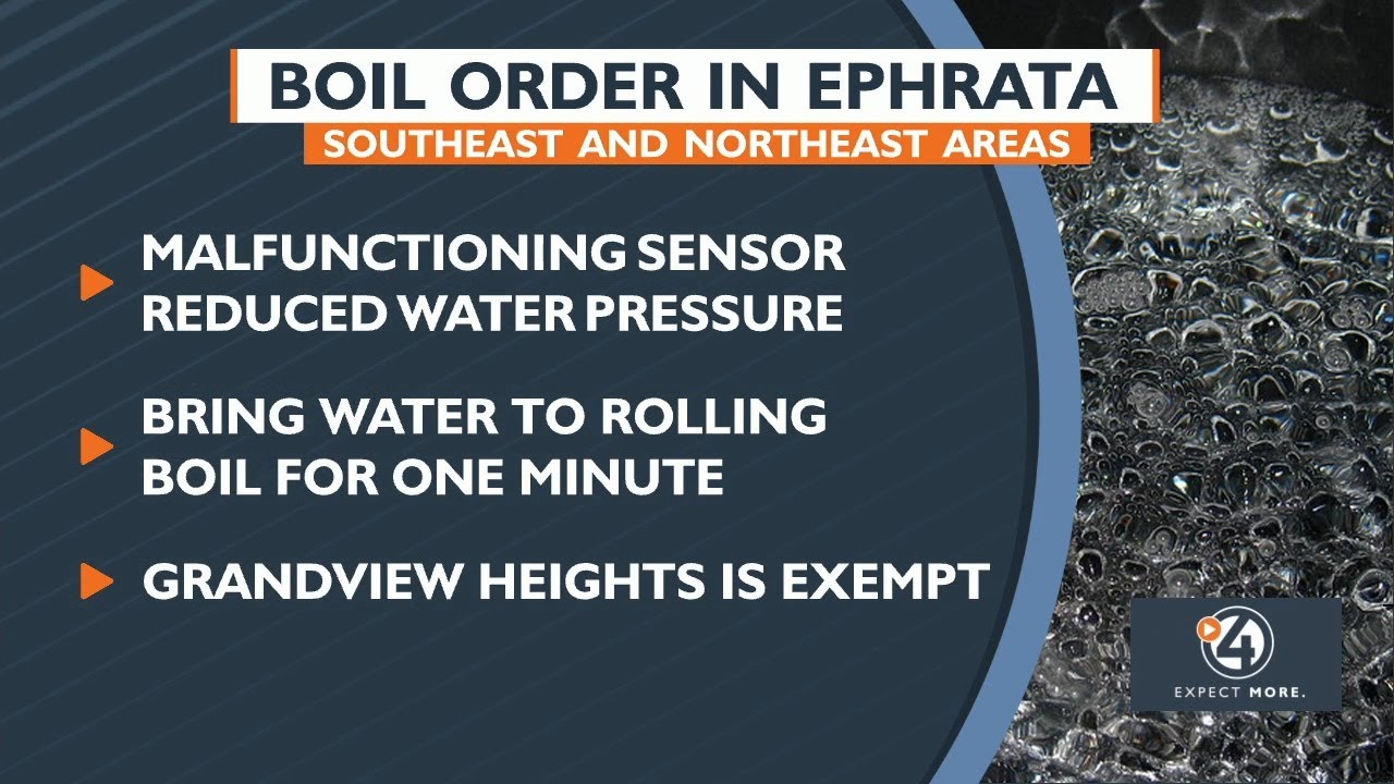 City of Ephrata under precautionary boil water order