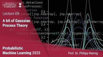 Probabilistic ML - 09 - a bit of Gaussian process theory