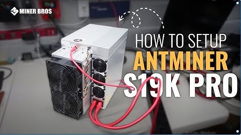 How to setup a Antminer S19K Pro ASIC Miner! FT: @RedPandaMining